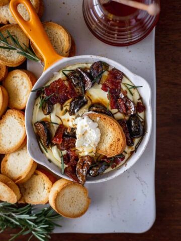 Baked Goat Cheese with Figs