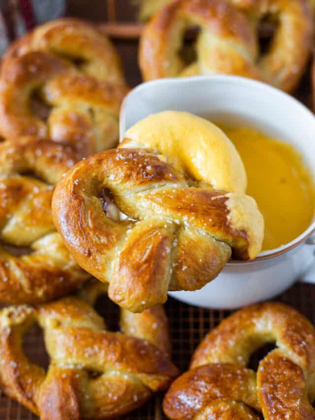 Soft Pretzels with Beer Cheese