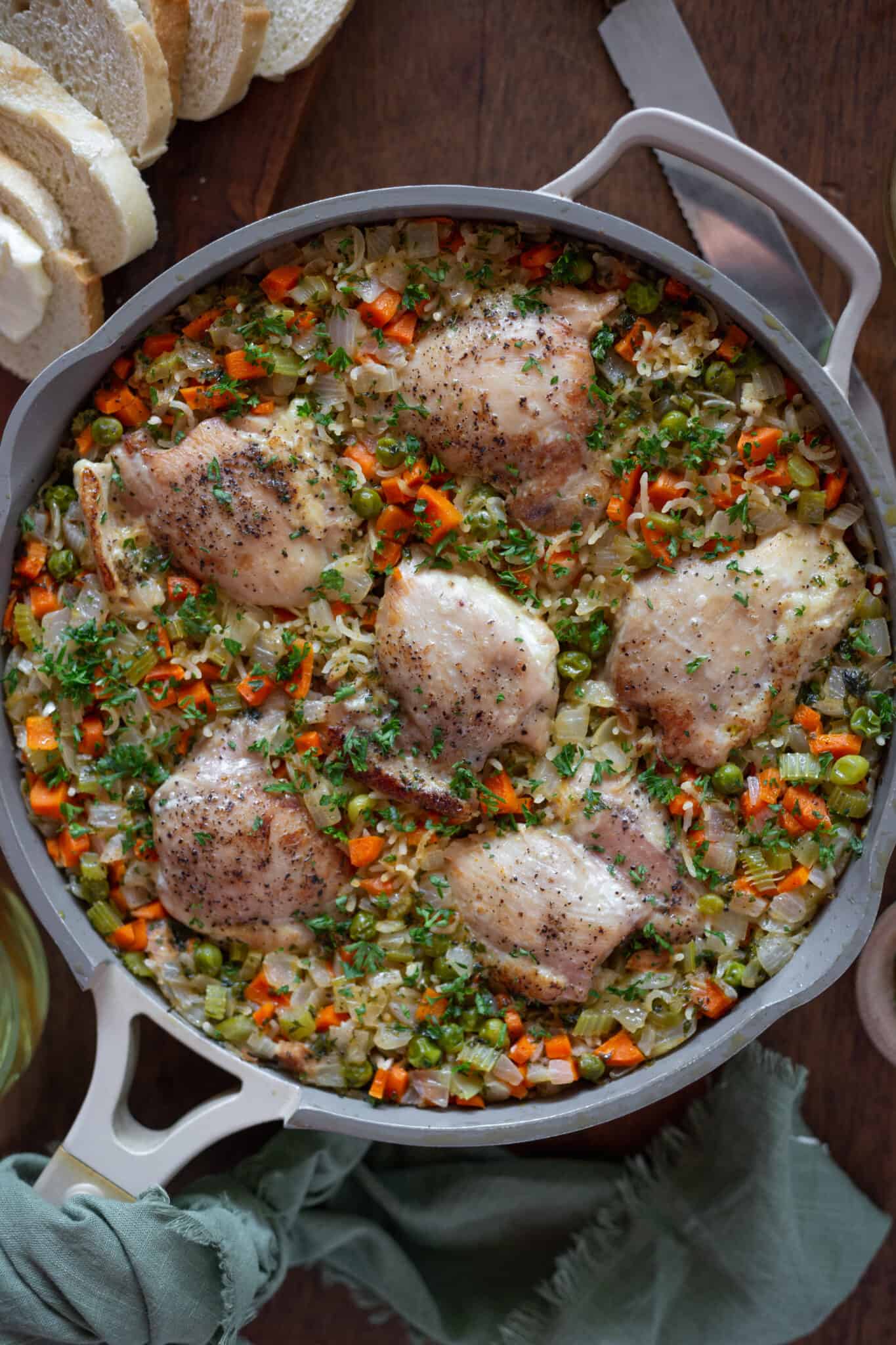 Old Fashioned Chicken and Rice - Essence Eats