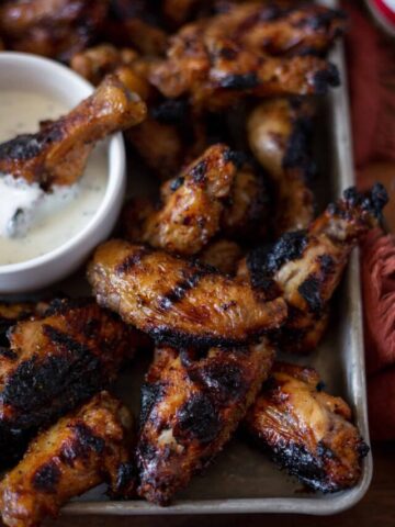 Plate of Chicken Wings
